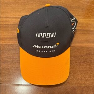 Arrow McLaren Men's Black and Orange Cap